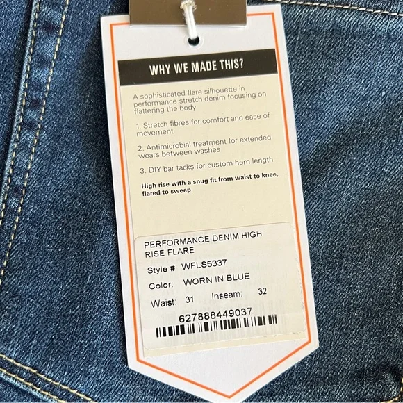 Title Nine Performance High Rise Flare Jeans - Picture 8 of 12